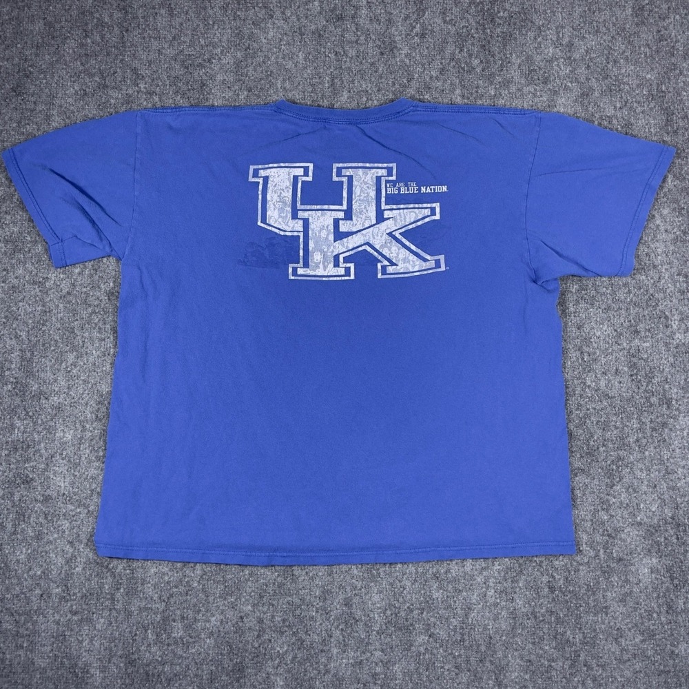 Kentucky Wildcats T-Shirt Mens XL Blue UK Big Blue Nation Graphic Tee